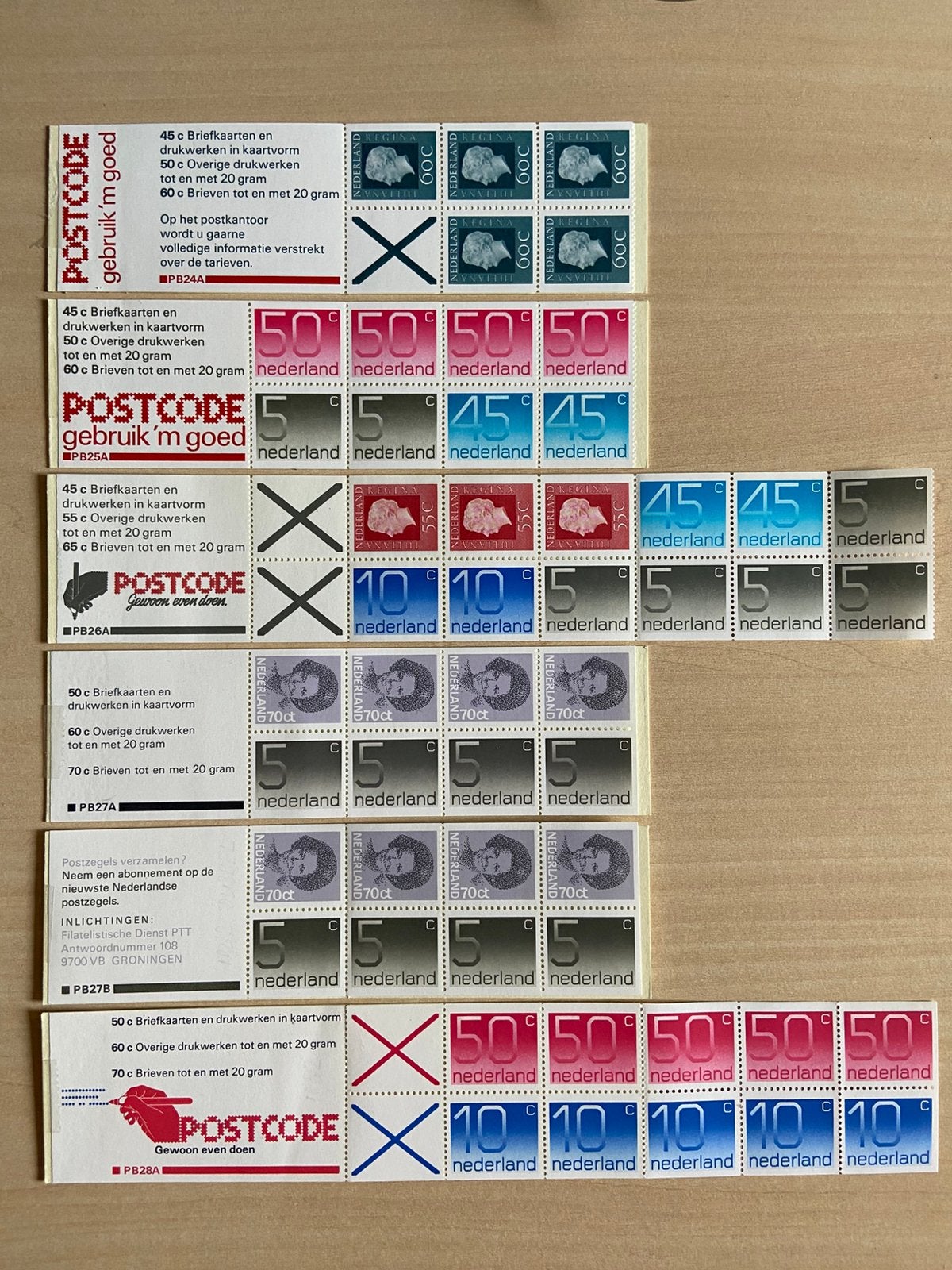 Postzegelboekjes Nederland., Postzegels en Munten, Postzegels | Nederland, Ophalen of Verzenden, Na 1940, Postfris