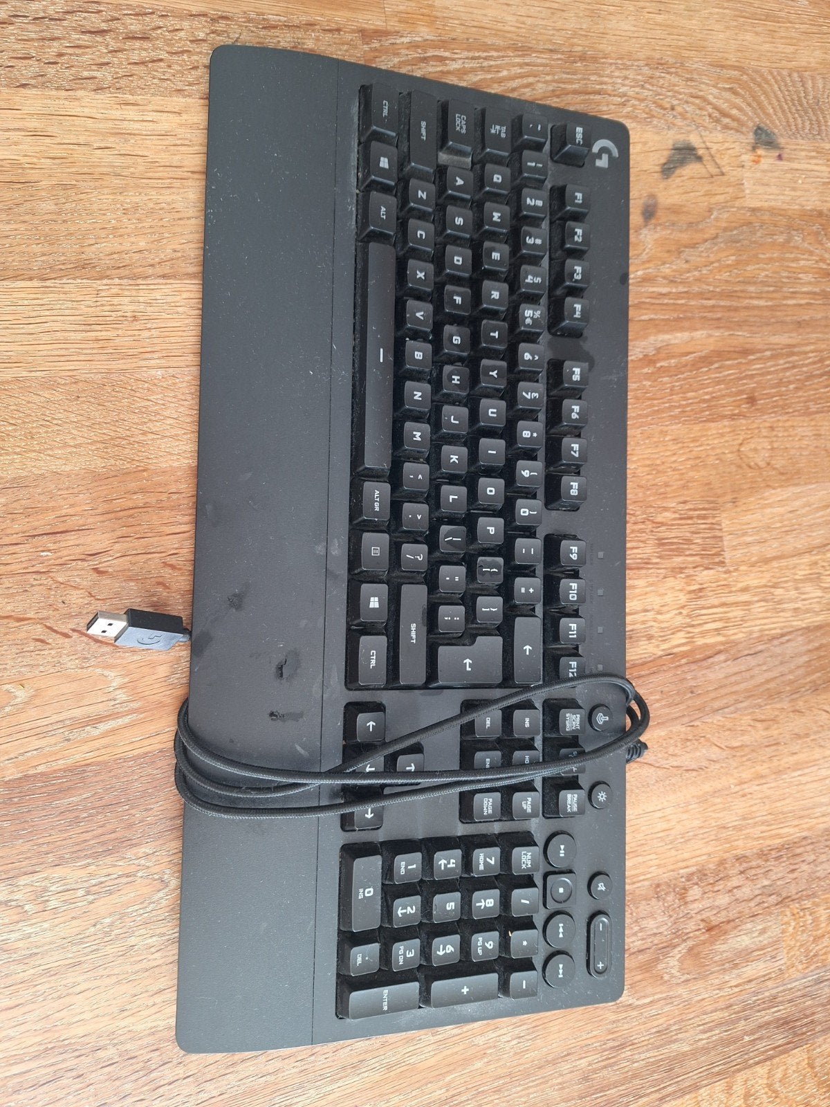 Logitech G213 Prodigy Gaming Toetsenbord Qwerty, Ophalen, Gebruikt, Qwerty, Logitech toetsenbord