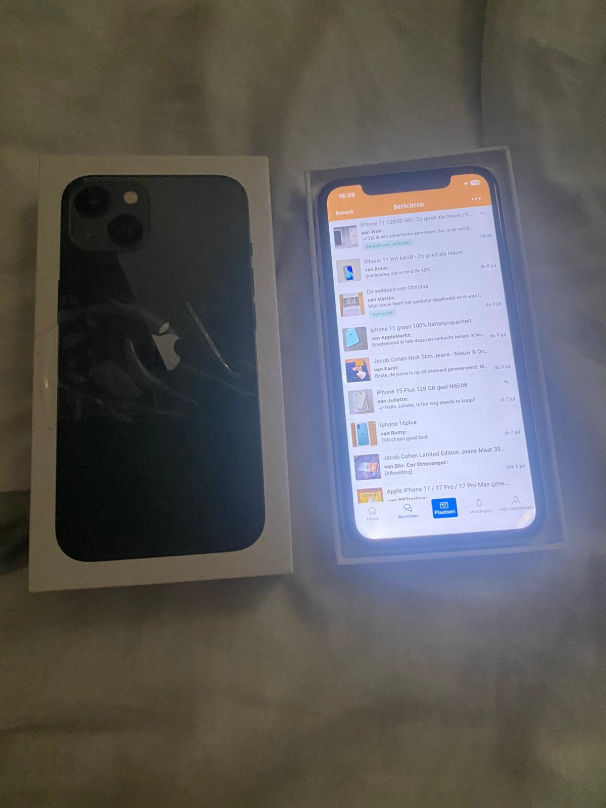 Iphone 11 terugkopen wegens defecten, Telecommunicatie, Mobiele telefoons | Apple iPhone, Wit, 64 GB, Zonder simlock, Niet werkend