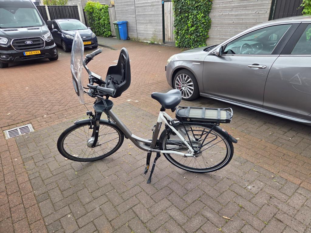 Stella Livorno elektrische fiets met kinderzitje, Overige merken, Gebruikt, Ophalen of Verzenden, 51 tot 55 cm