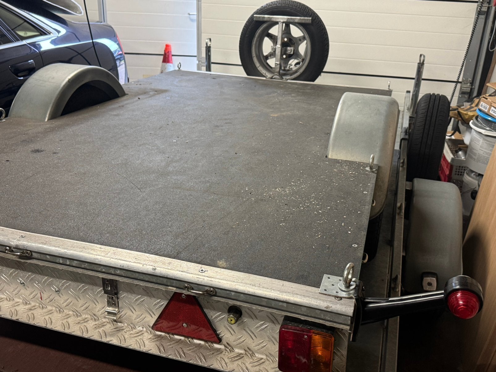 Geremde 750kg aanhangwagen, Ophalen, Gebruikt