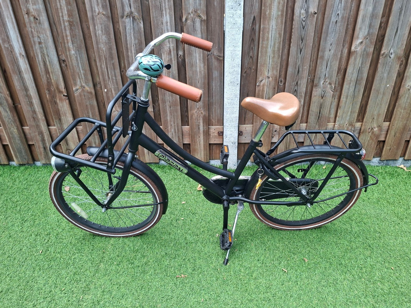 Popal 22 inch meisjesfiets met voordrager, Ophalen, Terugtraprem, 22 inch, Gebruikt