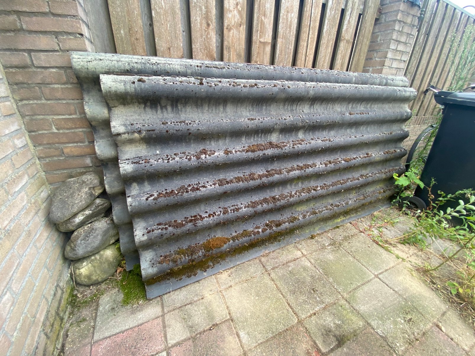 Golfplaten gratis af te halen, Ophalen, Gebruikt, Zwart, 15 m² of meer