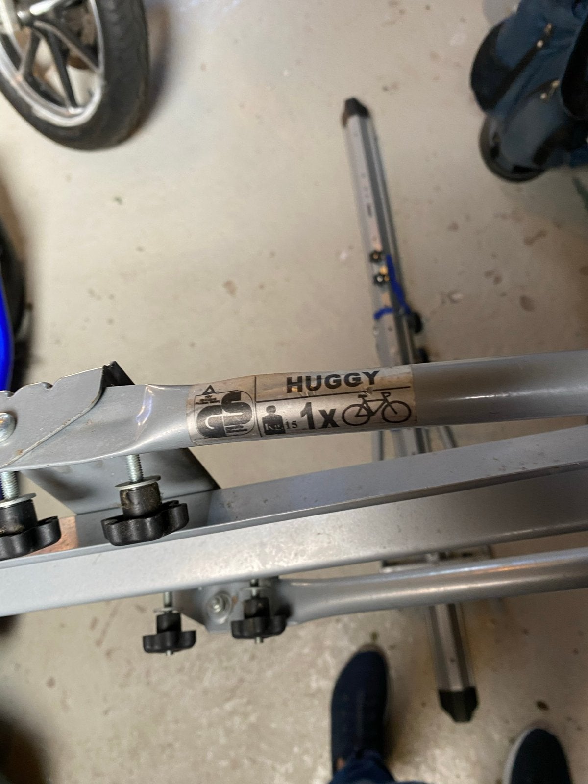2 Huggy fietsendragers voor een fiets, Ophalen of Verzenden, 1 fiets, Gebruikt, Dakdrager