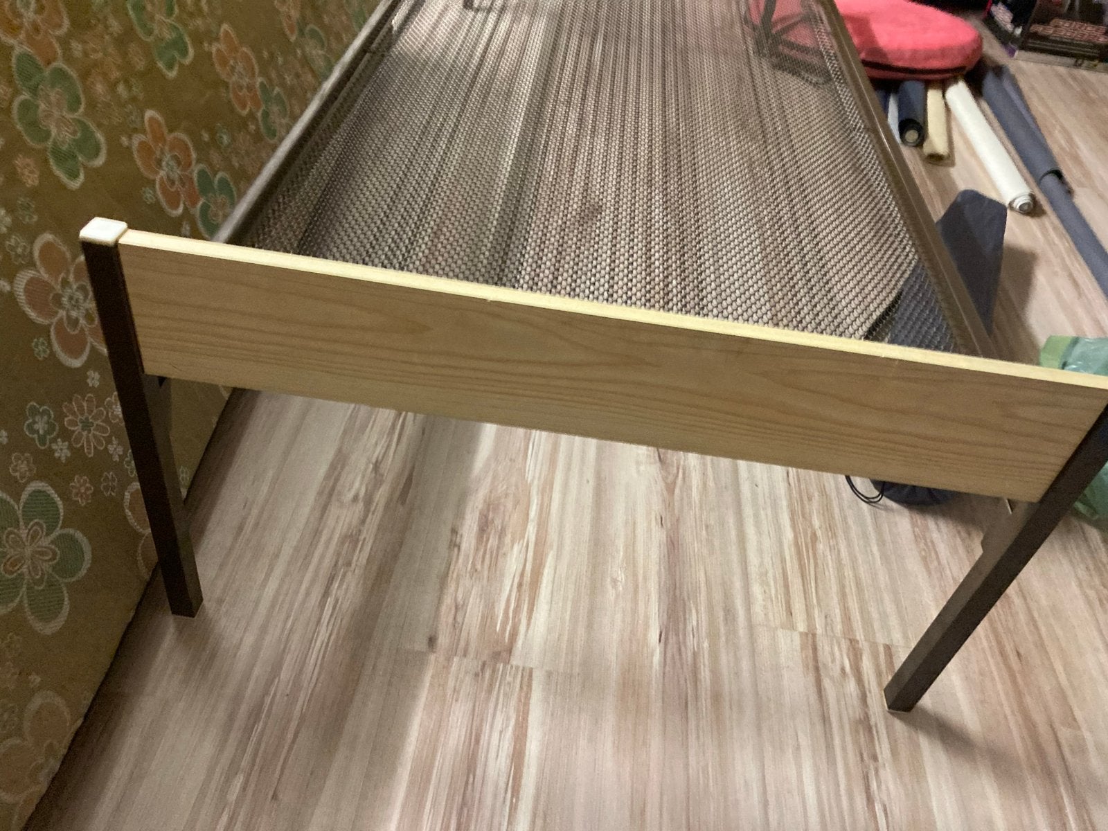Eenpersoonsbed met matras -, Ophalen, Gebruikt, 90 cm, 200 cm