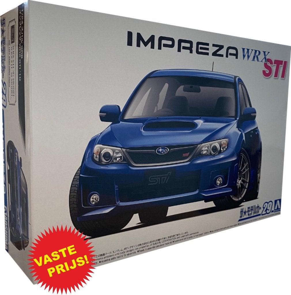 Subaru Impreza WRX STI (Aoshima 05834) 1/24, Overige merken, Auto, Groter dan 1:32, Nieuw