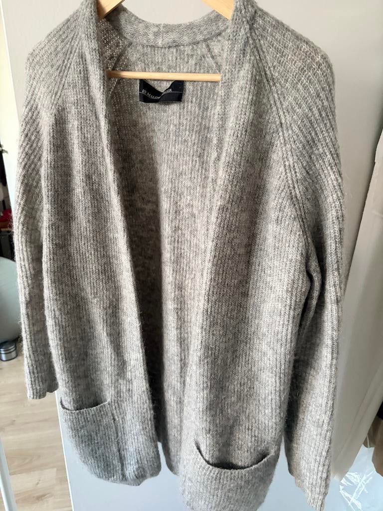 By Malene Birger Belinta vest grijs XS (valt ruim), Ophalen of Verzenden, Zo goed als nieuw, Maat 34 (XS) of kleiner, Grijs