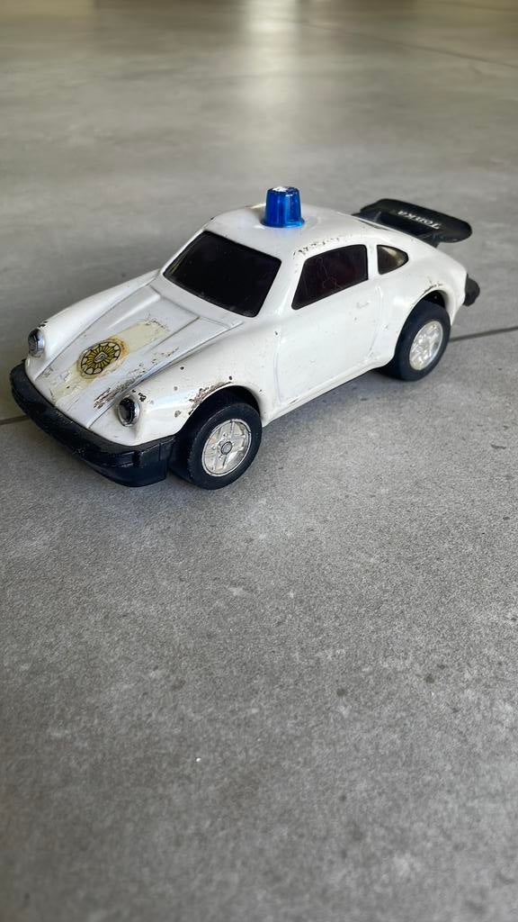 Tonka Porsche 911 politiewagen uit Japan 1973, Ophalen of Verzenden, Zo goed als nieuw, Overige merken