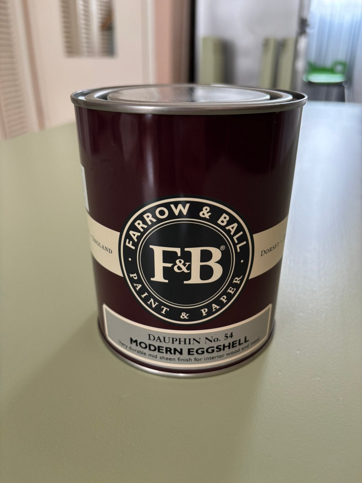 Farrow and Ball, kleur Dauphin, Ophalen, Bruin, Minder dan 5 liter, Verf