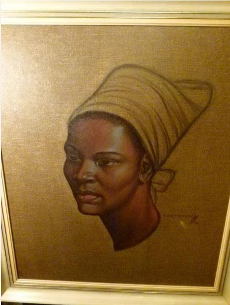 Vintage Tretchikoff ``ZULU GIRL`` 1ste druk, Ophalen, Zo goed als nieuw, Ingelijst, Overige typen