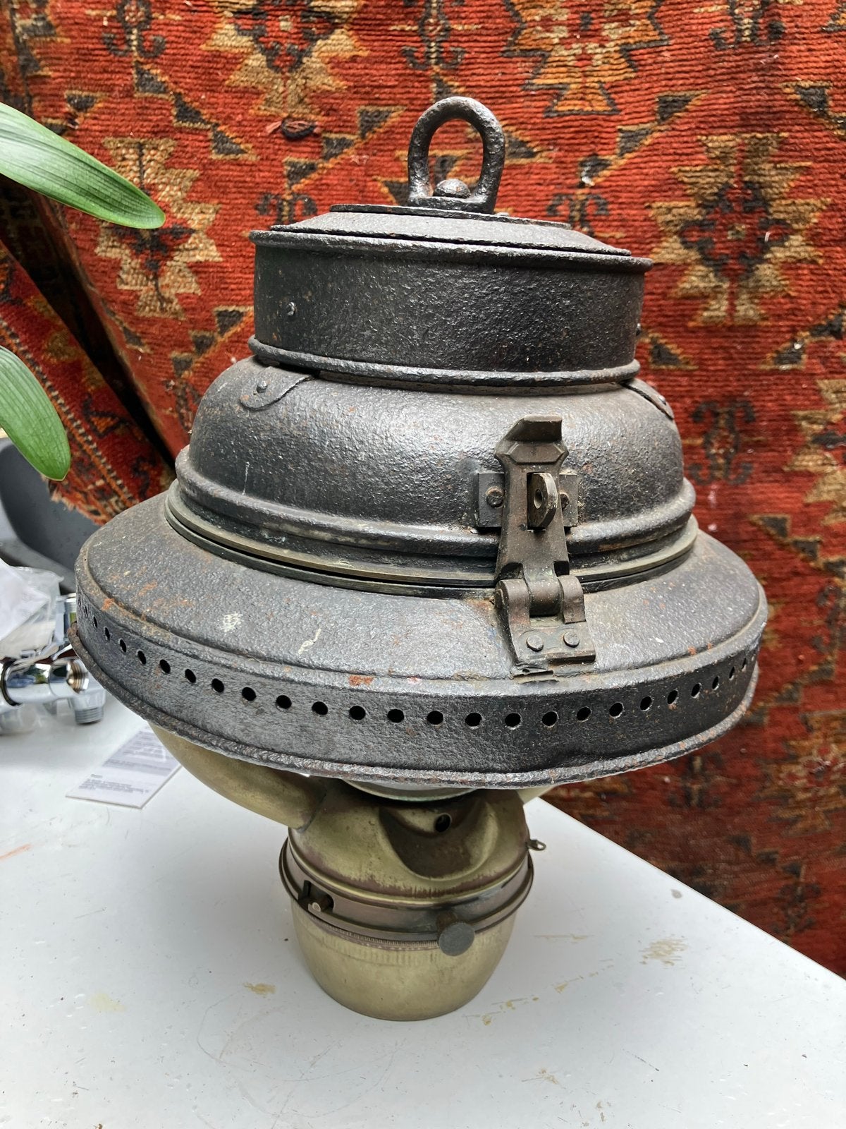 Antieke scheepslamp, Ophalen of Verzenden