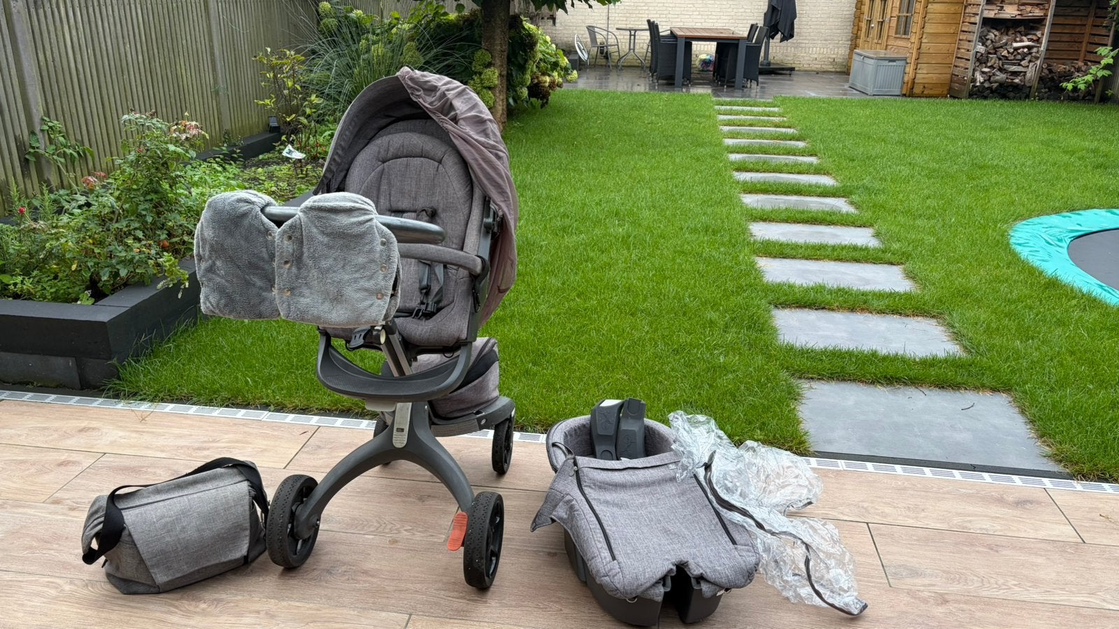 Stokke Xplory full set met maxi cosi adaptors, Ophalen, Gebruikt, Overige merken