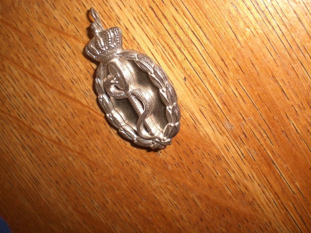 geneeskundige tr. baret embleem, Ophalen of Verzenden, Landmacht, Nederland, Embleem of Badge