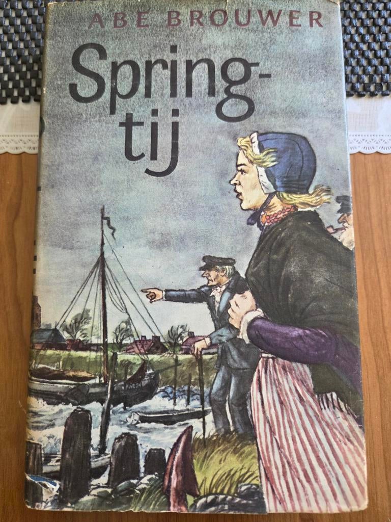 Abe Brouwer - Springtij (Boek) Hardcover vintage boek, Ophalen of Verzenden, Gelezen, Abe Brouwer, Nederland
