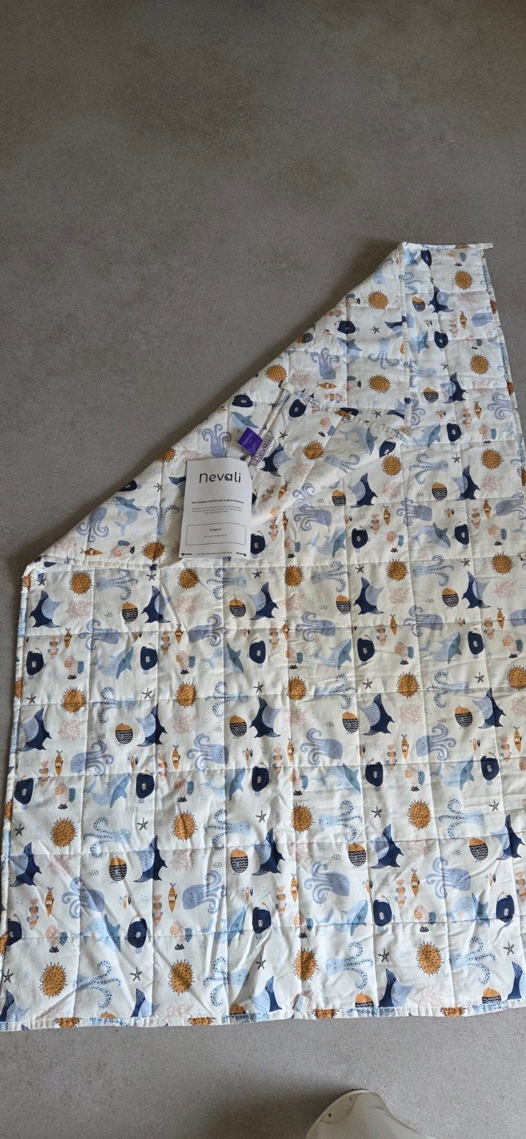 Nevali Kinder Verzwaringsdeken 100x150 cm 3 kg, Ophalen, Nieuw, 100 cm of meer, Deken