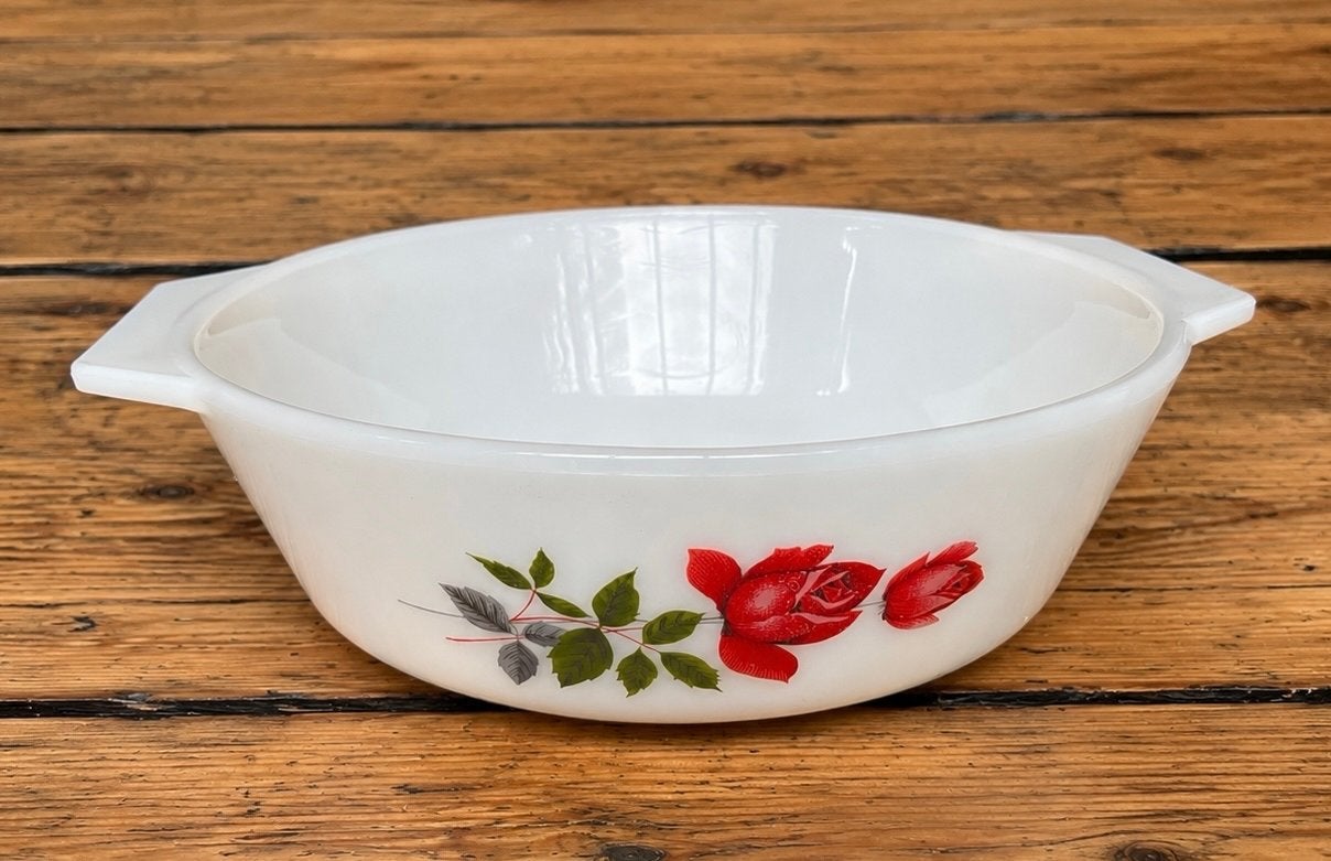 JAJ Pyrex June Rose Ovenschaal - Vintage Jaren 60, Ophalen of Verzenden