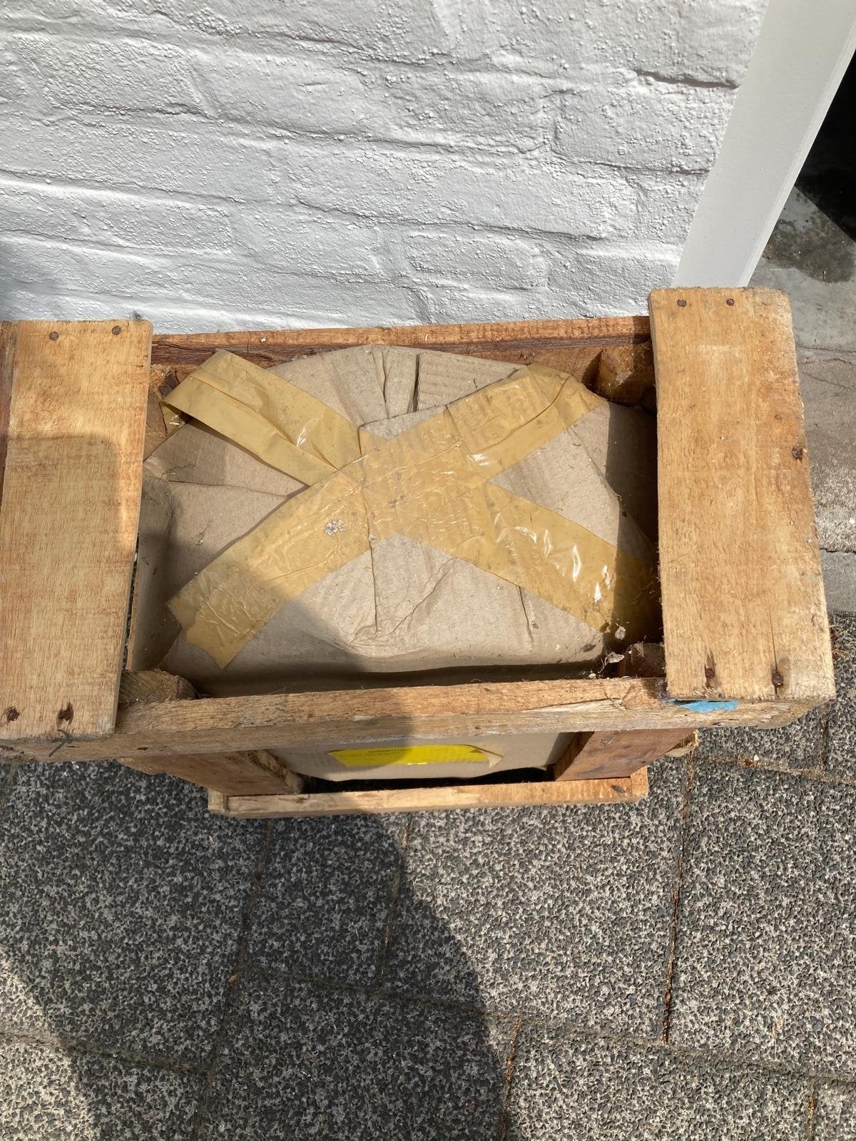 Mandi waskom off-white, nieuw in verpakking, Ophalen, Nieuw, 50 tot 100 cm, Minder dan 100 cm