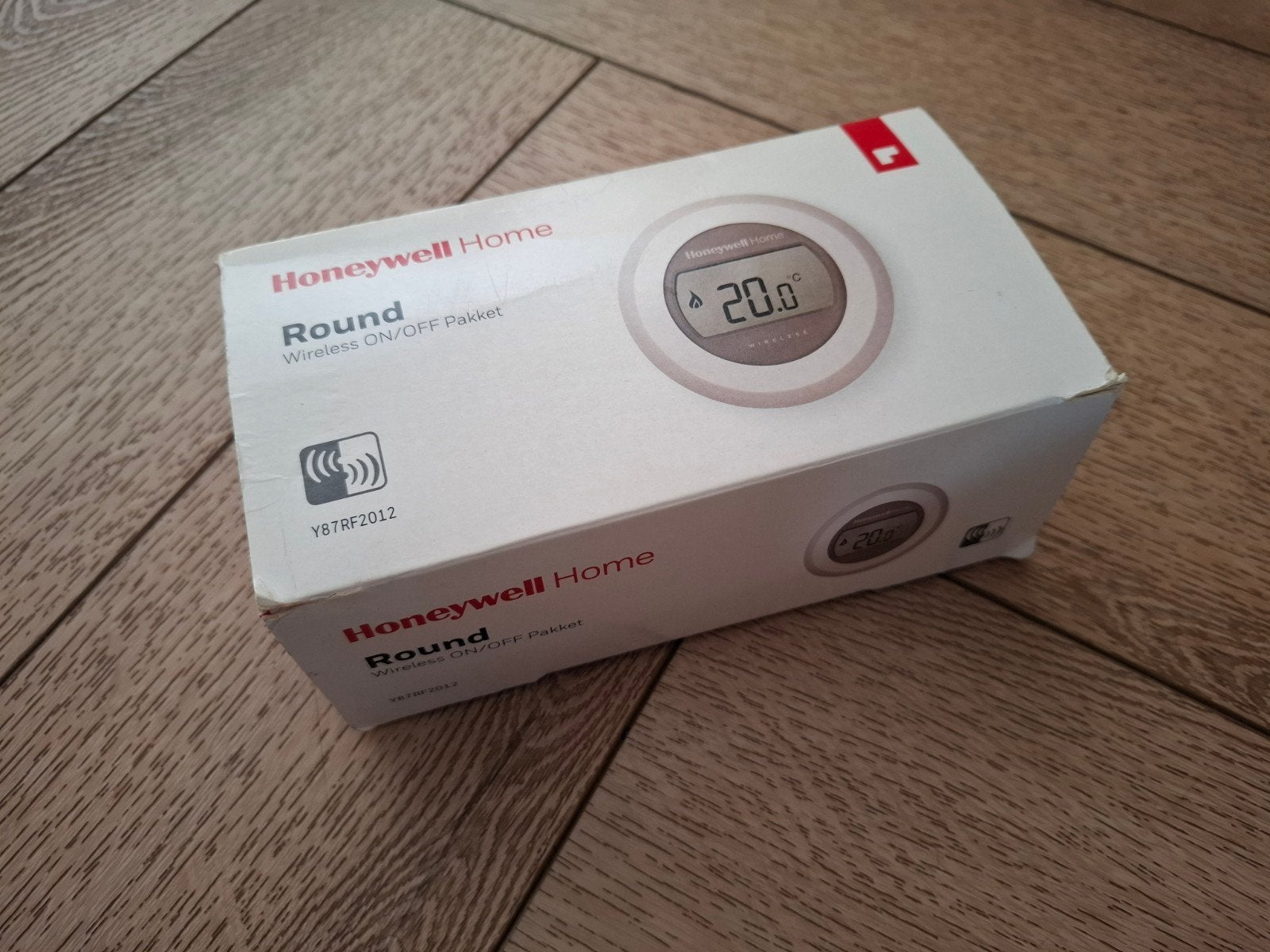 Honeywell Home Round Wireless ON/OFF Pakket Y87RF2012, Ophalen of Verzenden, Slimme thermostaat, Zo goed als nieuw