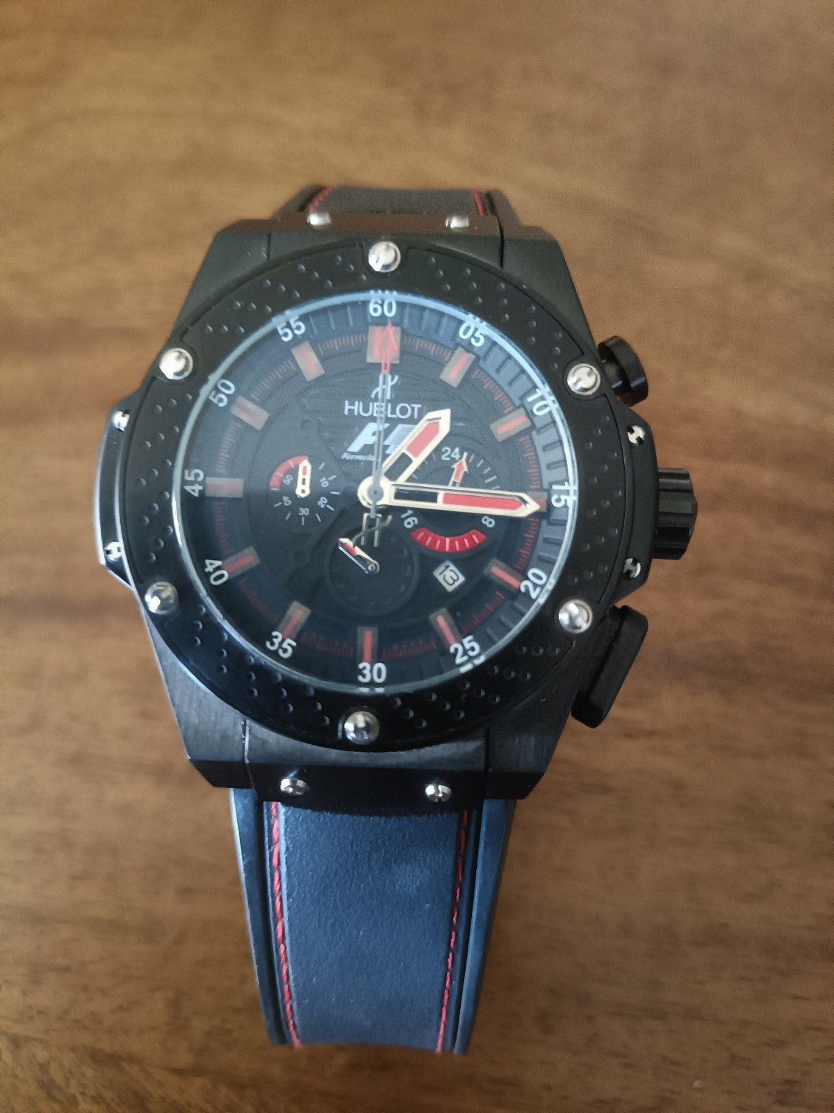 Hublot Genève formule 1 herenhorloge, Sieraden, Tassen en Uiterlijk, Horloges | Heren, Ophalen of Verzenden, Zo goed als nieuw