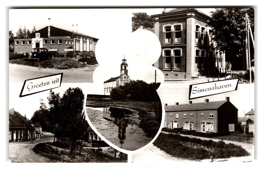 Simonshaven, Groeten uit Simonshaven, Verzenden, 1960 tot 1980, Ongelopen, Zuid-Holland
