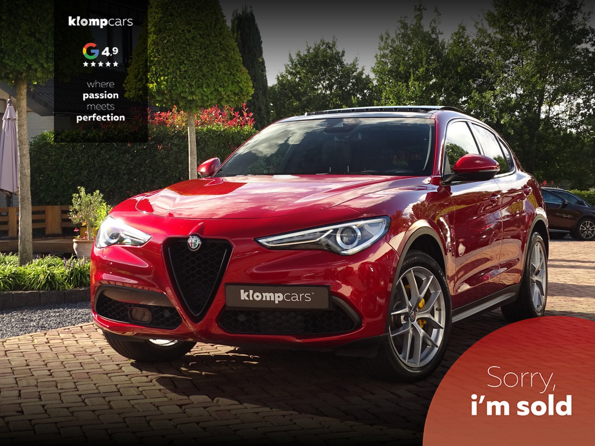 Alfa Romeo Stelvio 2.0 T AWD !Veloce stoelen! 8C Rosso | Pan, Auto's, Automaat, Dealer onderhouden, 4 cilinders, Bedrijf