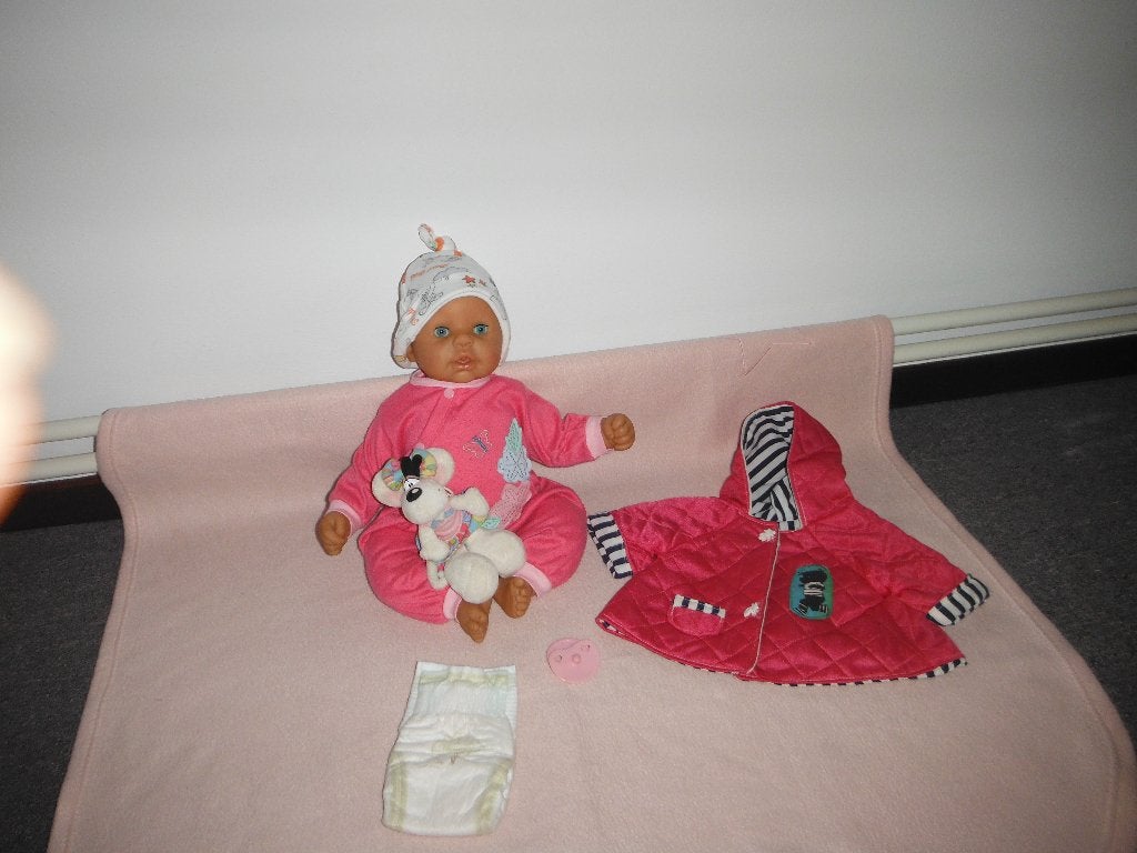 baby chou chou interactief met acc, Ophalen of Verzenden, Zo goed als nieuw, Babypop