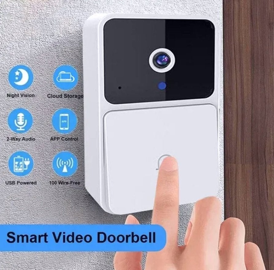 WIFI Video Mini deurbel, Ophalen of Verzenden, Ingebouwde camera, Nieuw, Draadloos