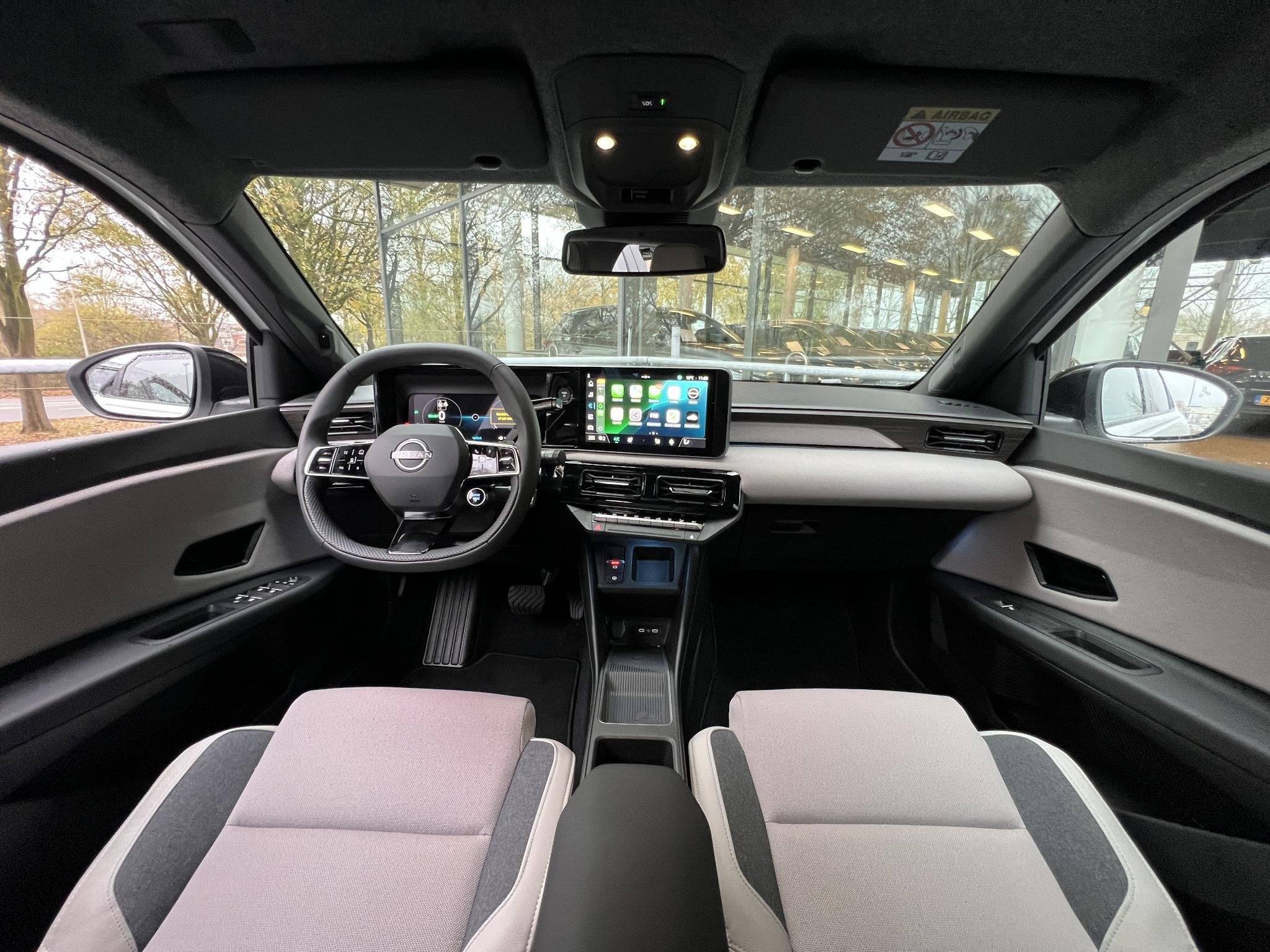 Nissan Micra ADVANCE 40 kWh | DEMO, Stof, 1352 kg, Automatische klimaatregeling, Origineel Nederlands
