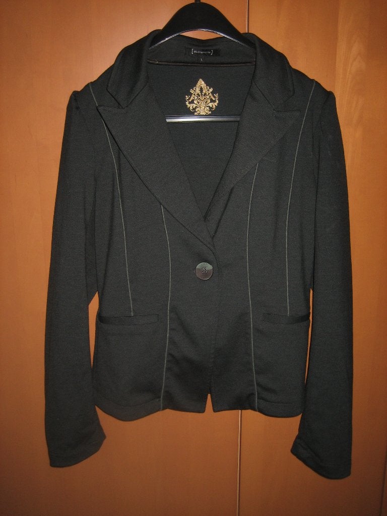 Antraciet tricot colbert-vest-jasje ST.MARTINS, L snazzeys, Maat 38/40 (M), Verzenden, Nieuw, Jasje