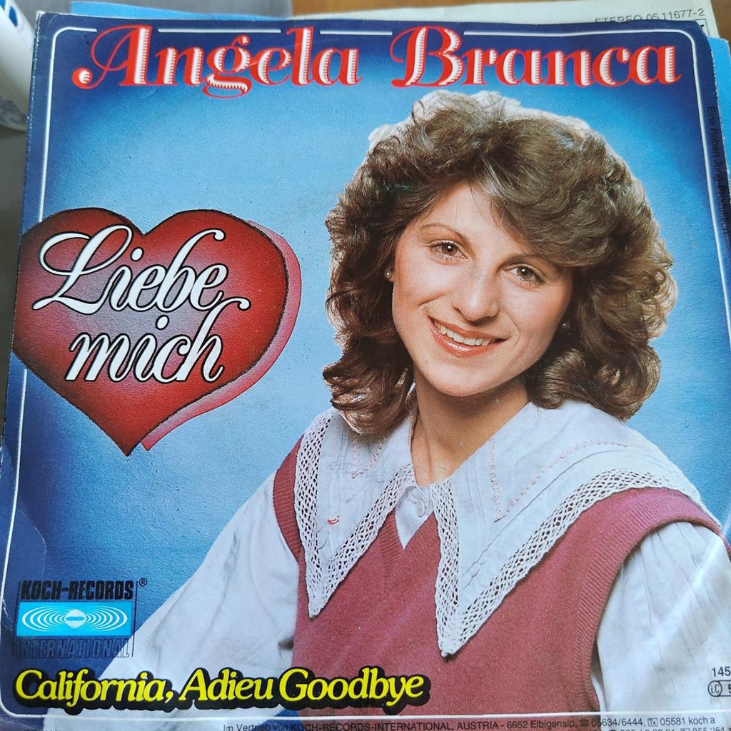 Angela Branca - Liebe Mich / California, Adieu Goodbye, Ophalen of Verzenden, Gebruikt, 7 inch