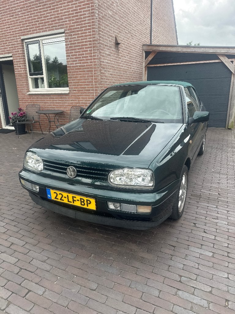 Golf cabriolet, Auto's, Zwart, 4 cilinders, Cabriolet, Leder