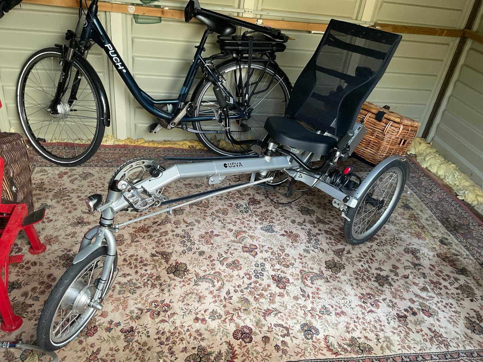 Usva Ligfiets - Comfortabel en Stabiel, Fietsen en Brommers, Ophalen of Verzenden, Gebruikt, Schijfrem, Verstelbare zitting