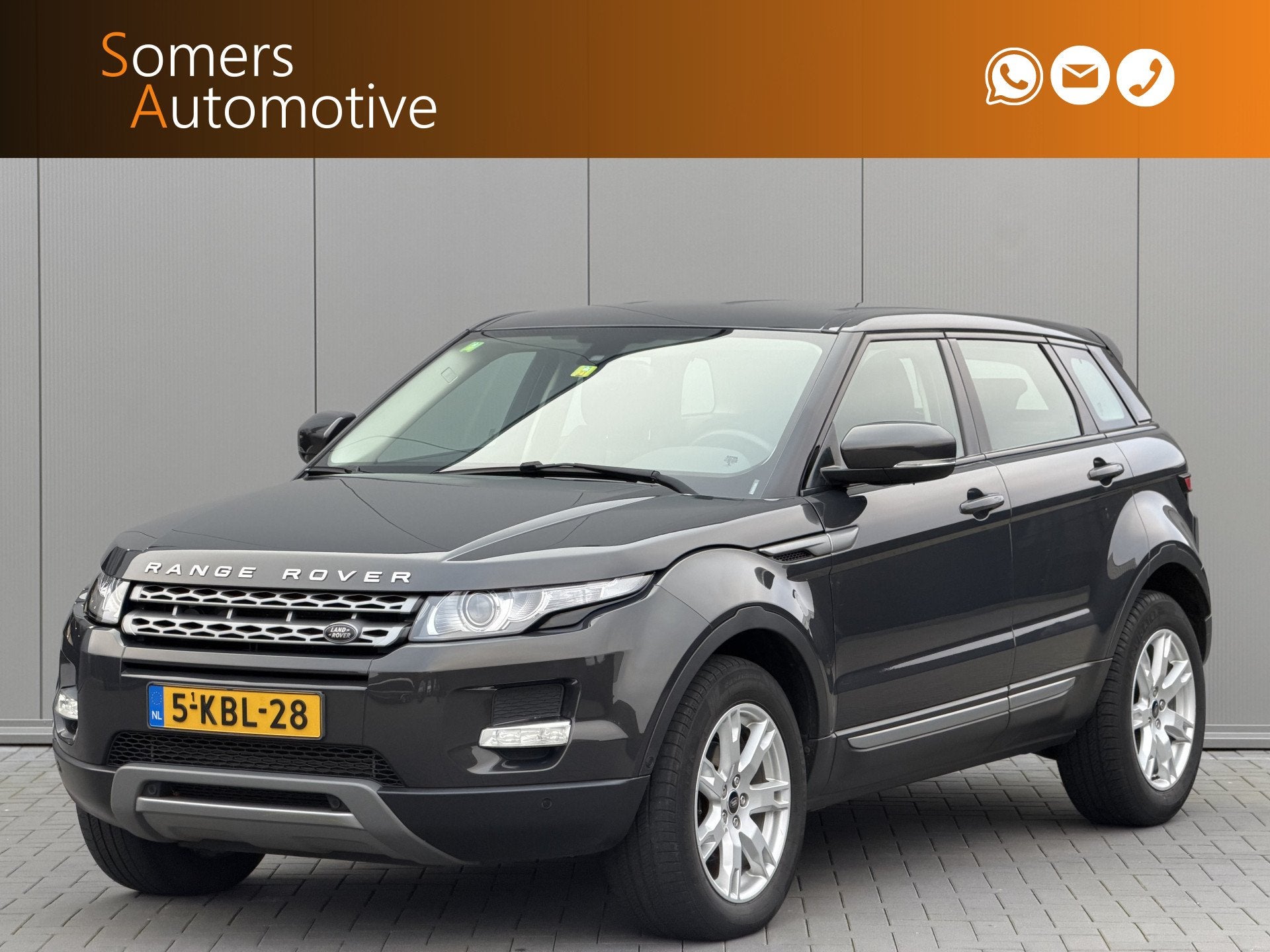 Land Rover Range Rover Evoque 2.2 SD4 4WD Pure | Leder | Mer, Auto's, Euro 5, Zwart, Bedrijf, Vierwielaandrijving