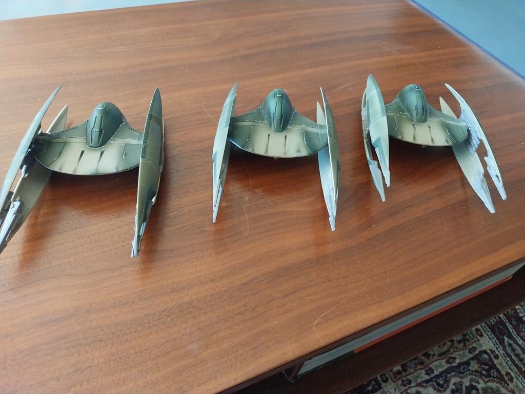 3 Trade Federation Droid Starfighters - Hasbro Star Wars, Ophalen of Verzenden, Zo goed als nieuw