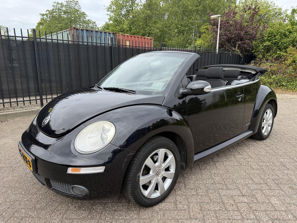 Volkswagen New Beetle Cabriolet 1.6 Automaat Highline Airco/, Stof, Gebruikt, 4 cilinders, Cabriolet