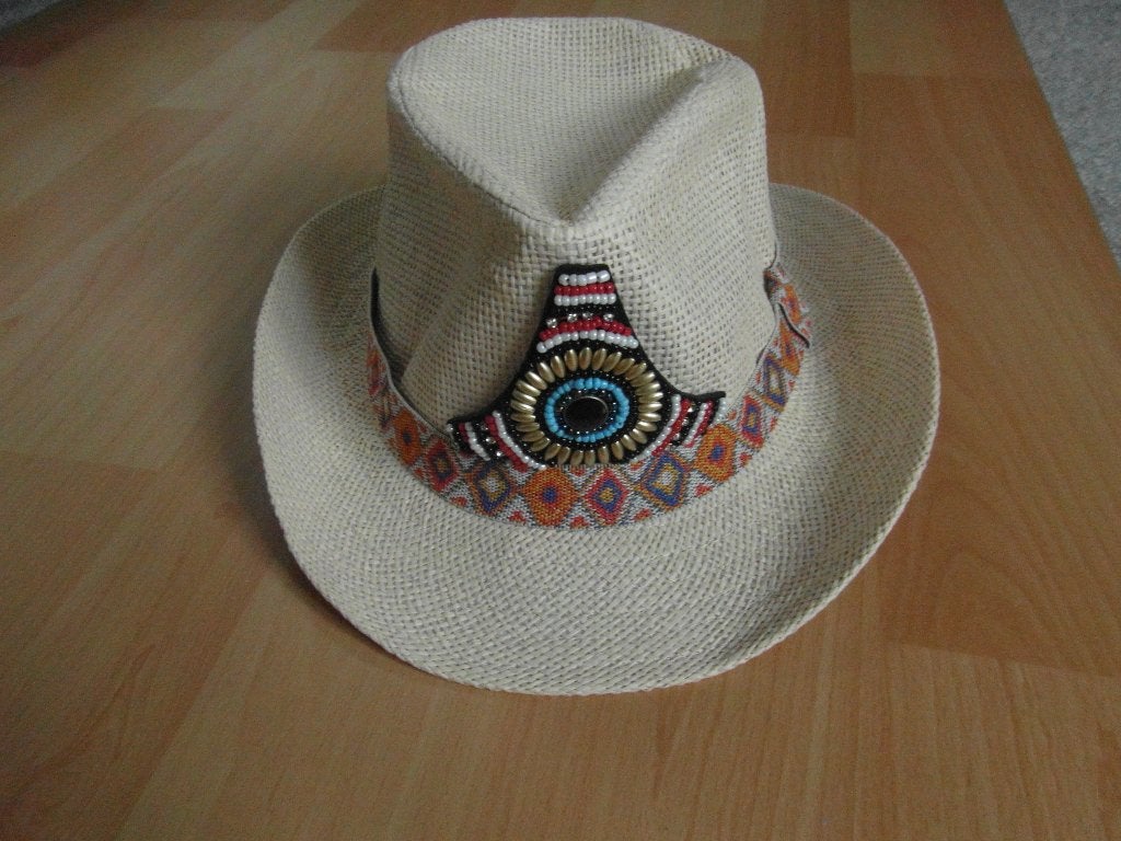 mooie hoed voor Line-Dance, gymp van Celdes destinations en, Ophalen of Verzenden, Zo goed als nieuw, One size fits all, Hoed
