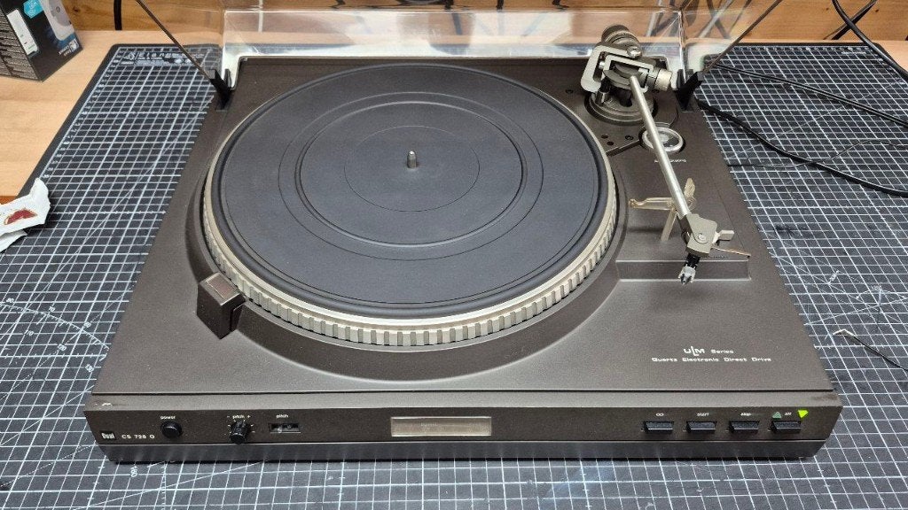 Dual CS 728Q automatische platenseler, Ophalen, Gebruikt, Dual, Pitch-regelaar