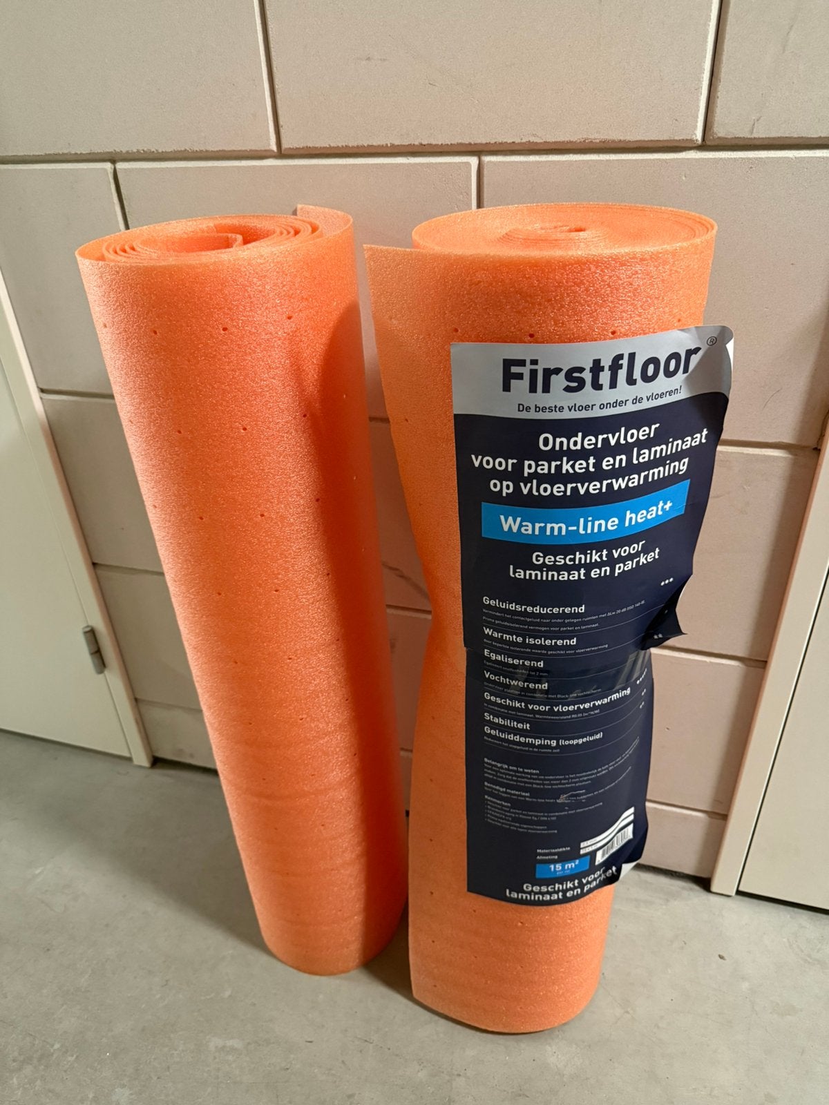 Firstfloor warm line heat +, Doe-het-zelf en Verbouw, Ophalen, Overige materialen, 30 cm of meer, 50 tot 150 cm