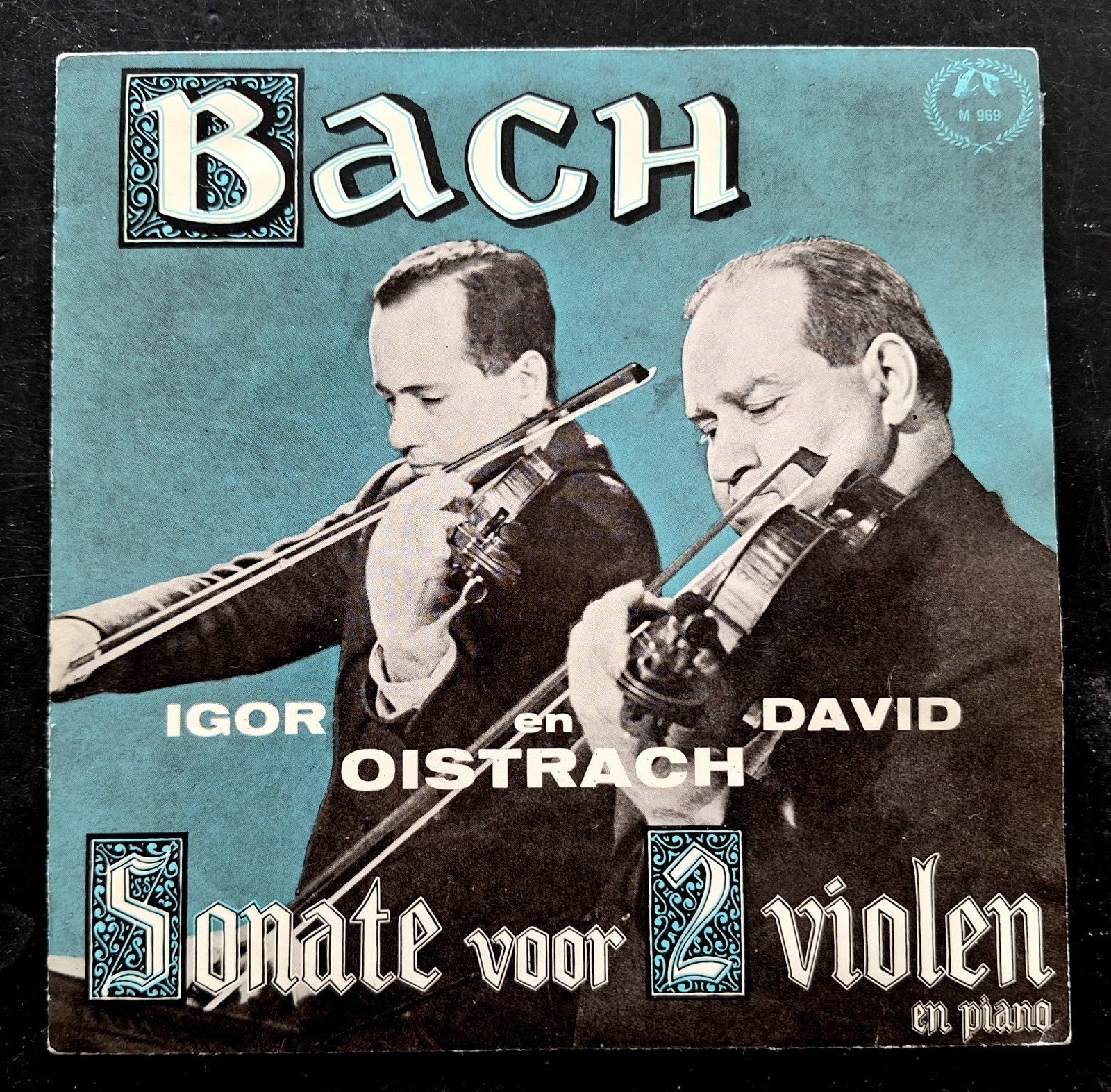 7"/SINGLE  BACH - Sonate Voor 2 Violen/Igor & David Oistra, Ophalen of Verzenden, Gebruikt, Pop
