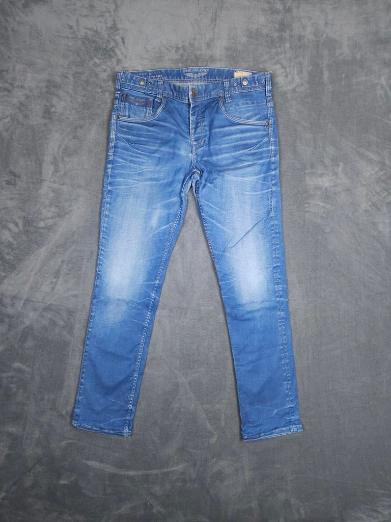 Pme Legend Broek Regular Slim Fit W38 L34 Blauw Pall Mall., W36 - W38 (confectie 52/54), Blauw, ., Ophalen of Verzenden