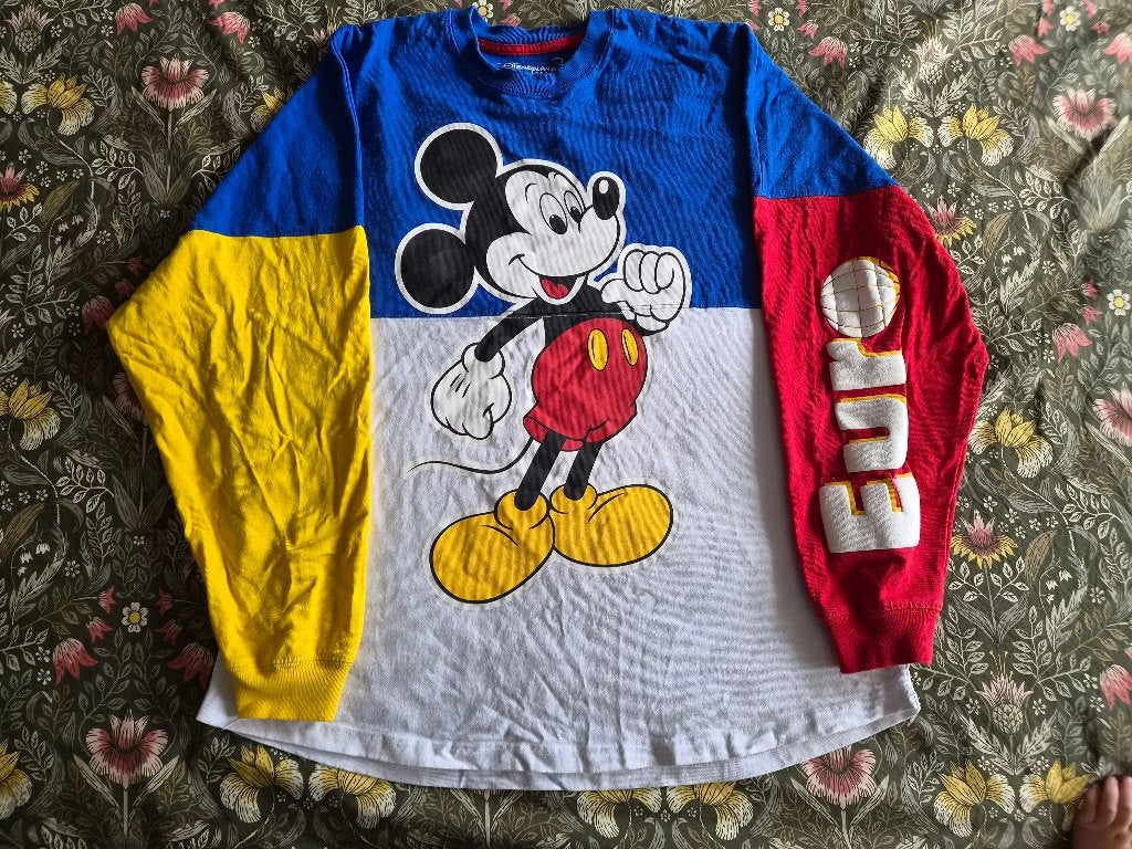 Disney Spirit Jersey Euro Disney Remix 30th Anniversary – L, Ophalen of Verzenden, Mickey Mouse, Zo goed als nieuw, Kleding of Textiel