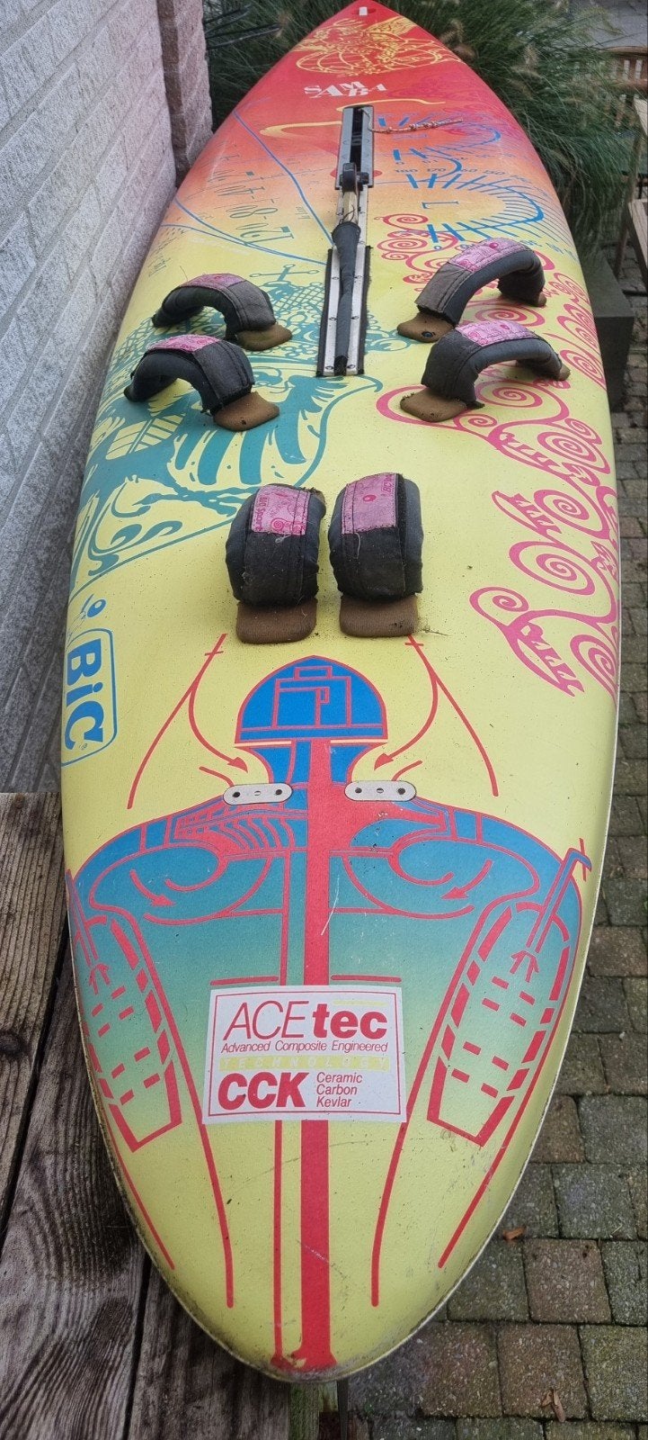 BIC,  Wave slalom, giek, mast etcetera. surfspullen!, Watersport en Boten, Ophalen, Gebruikt, Met mast, Bic