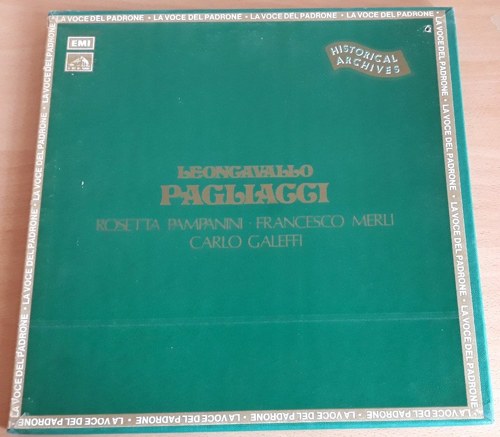 Leoncavallo: I Pagliacci - EMI - 2 LP box - Carlo Galeffi, Boxset, Opera of Operette, Ophalen of Verzenden, Zo goed als nieuw