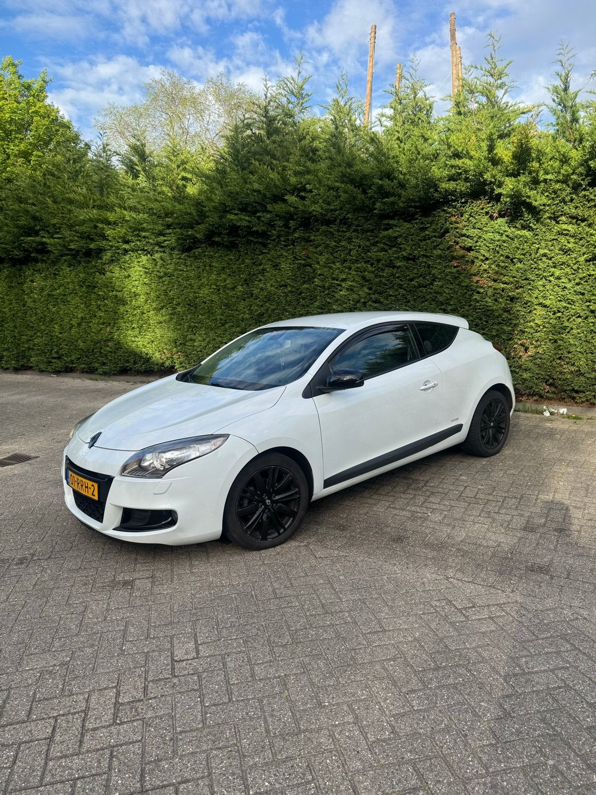Renault Mégane 1.4 TCE 96KW Coupe 2011 Wit, Auto's, Renault, Voorwielaandrijving, 4 cilinders, 635 kg, Wit