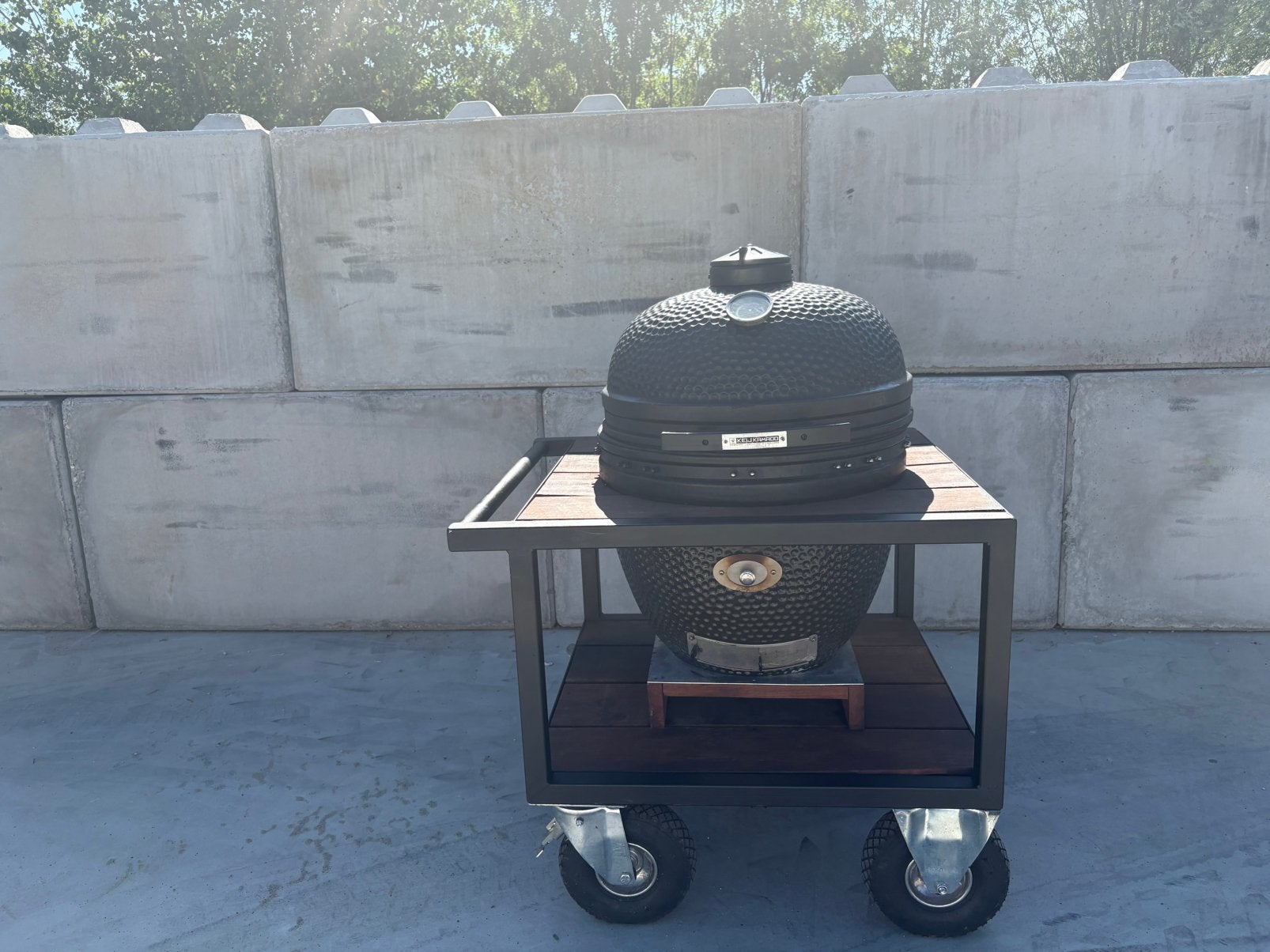 Keij Kamado BBQ’s - Gebruikt - Blauw/zwart, Ophalen of Verzenden, Gebruikt