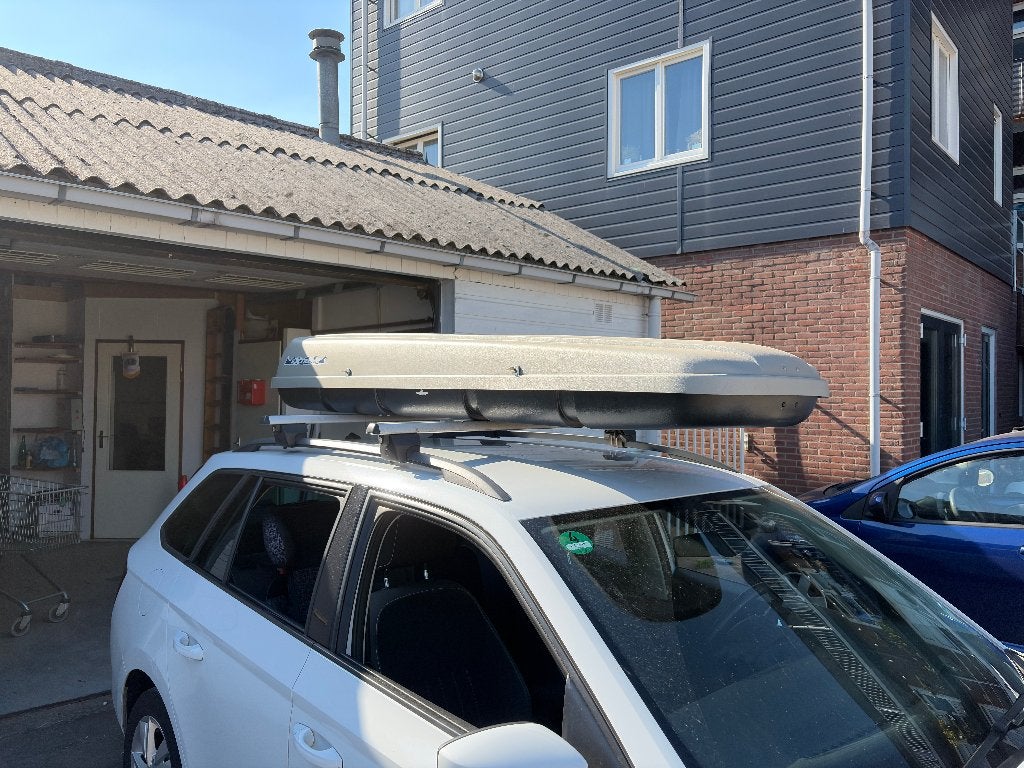 Karrite Extreme Dakkoffer - 230x60cm - Nette staat, Auto diversen, Dakkoffers, Ophalen, Gebruikt