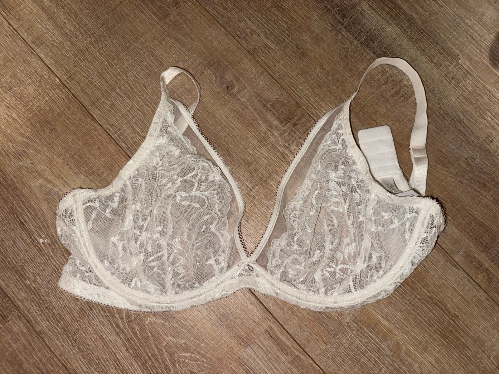 Witte kanten BH van Charade by Change Lingerie 70I, Ophalen of Verzenden, Wit, BH