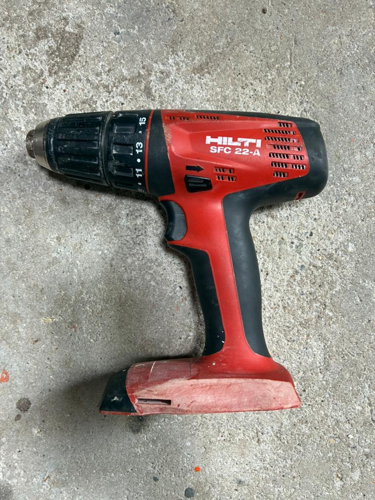 Hilti SFC 22-A Accuboormachine - gebruikt, Gebruikt, Variabele snelheid, Ophalen of Verzenden, Boor- en Schroefmachine