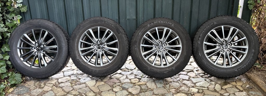 Set lichtmetalen velgen Mazda CX5 met Michelin winterbanden, Auto-onderdelen, Ophalen, Gebruikt, Banden en Velgen, 17 inch