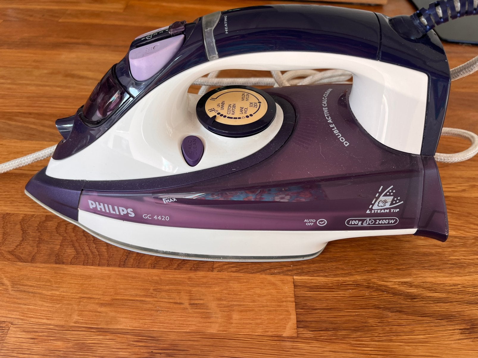Stoomstrijkijzer Philips GC4420, Witgoed en Apparatuur, Strijkijzers en Strijkplanken, Ophalen, Gebruikt, Strijkijzer met snoer
